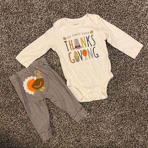 New “My first thanksgiving” outfit